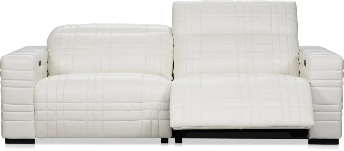 Ralston Dual-Power Reclining Sofa and Loveseat Set