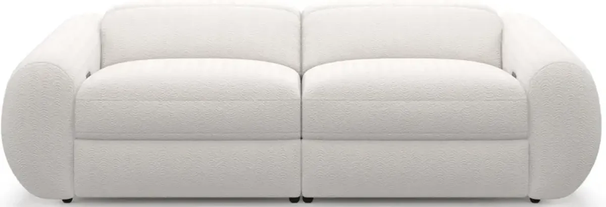 Aura Dual-Power Reclining Sofa - Ivory