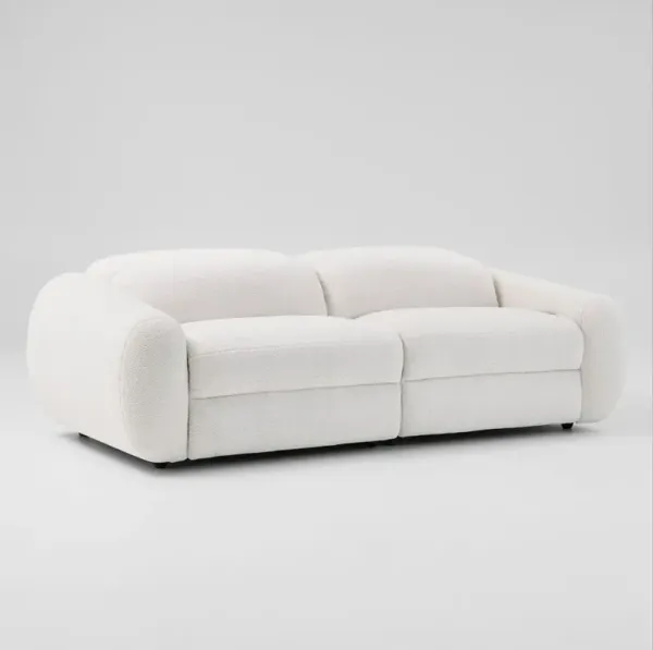 Aura Dual-Power Reclining Sofa - Ivory