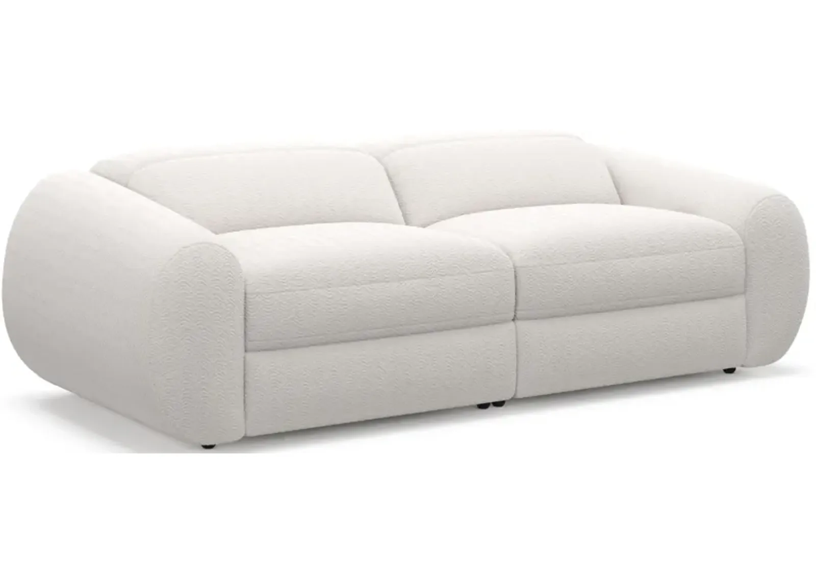 Aura Dual-Power Reclining Sofa - Ivory