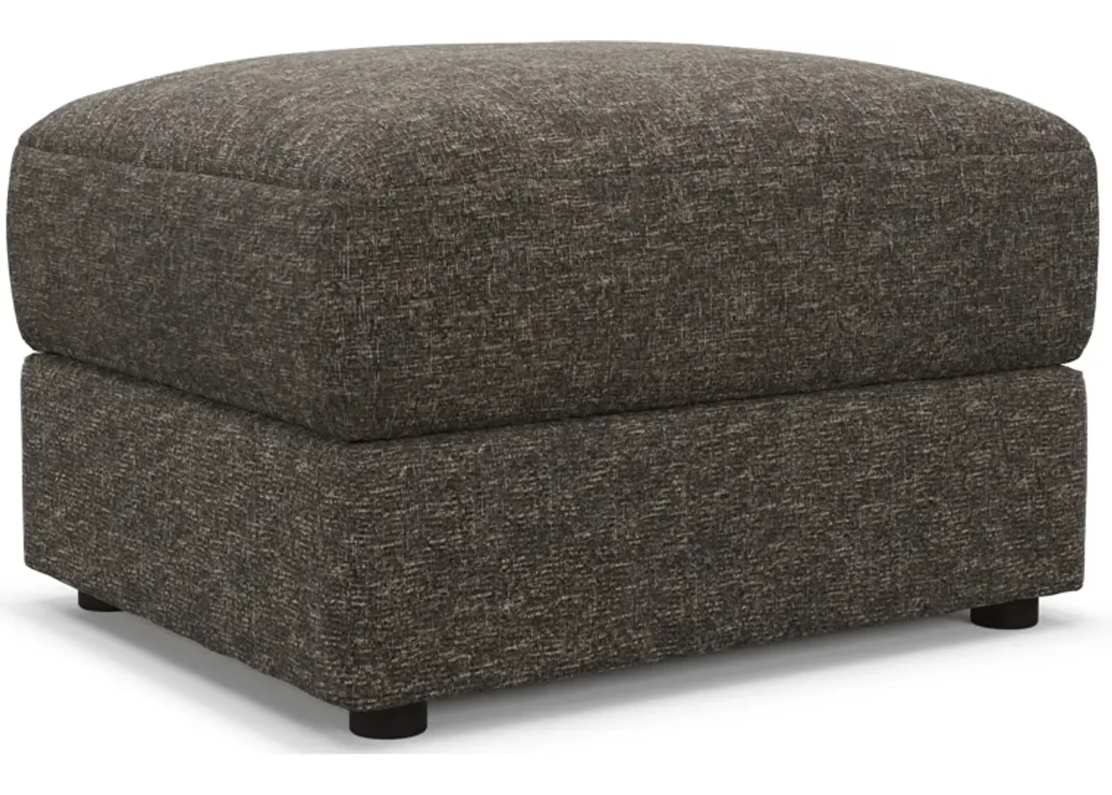 Ridley Foam Comfort Ottoman - M Walnut