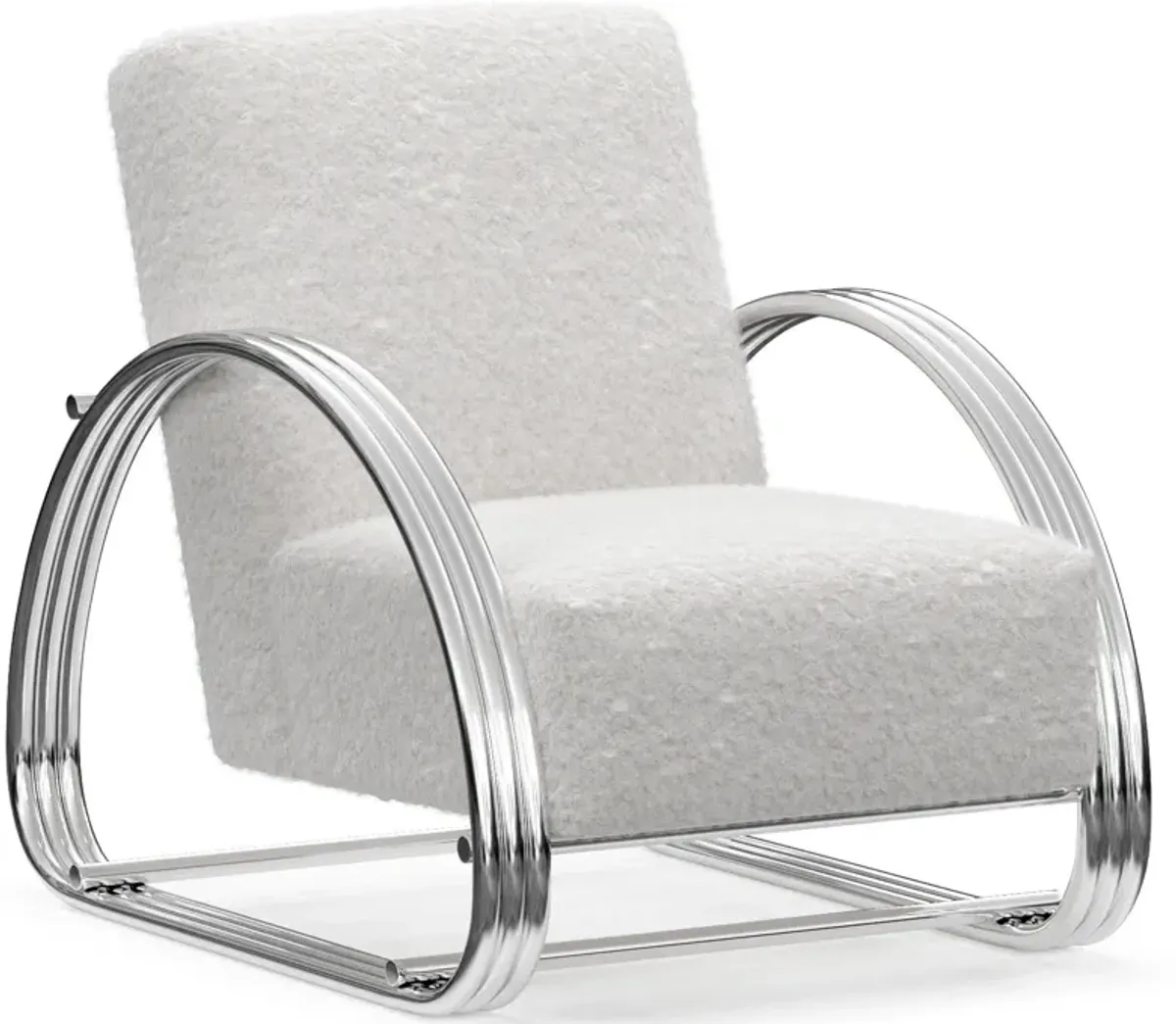 Beal Accent Chair - White