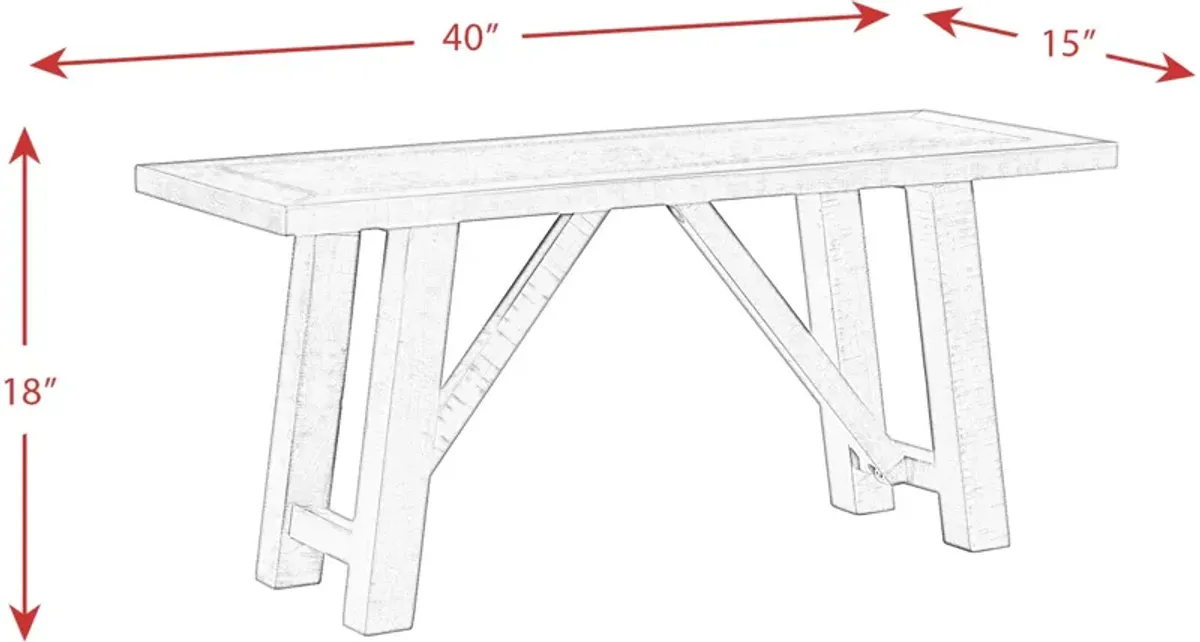 Hollis Dining Bench