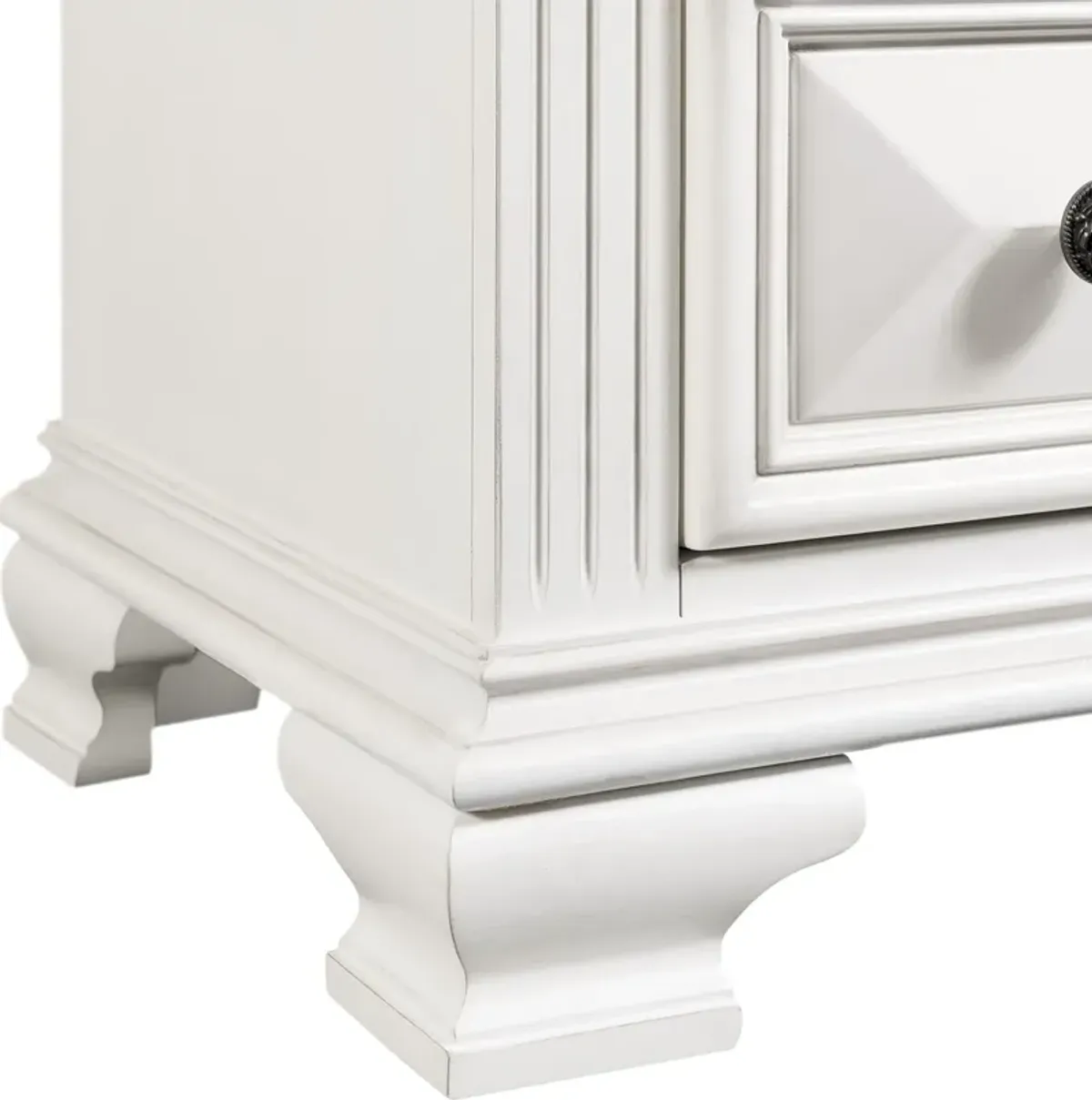 Senna 2 Drawer Nightstand - White