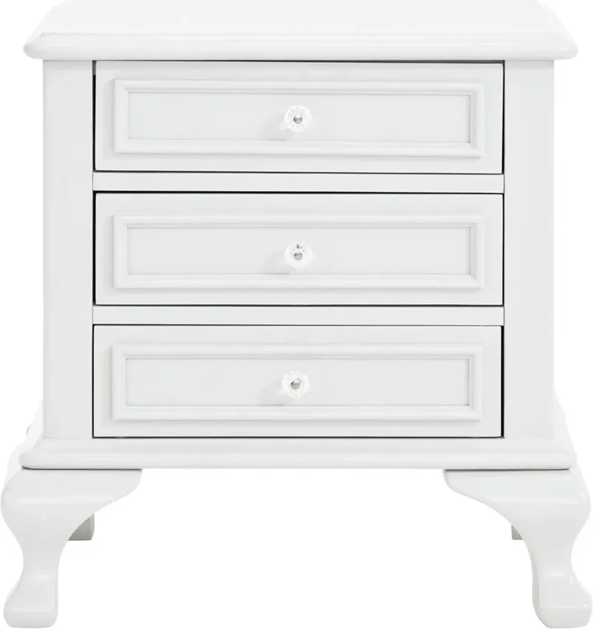 Quill 2 Drawer Nightstand - White