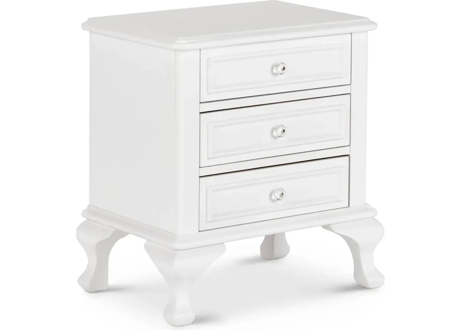 Quill 2 Drawer Nightstand - White