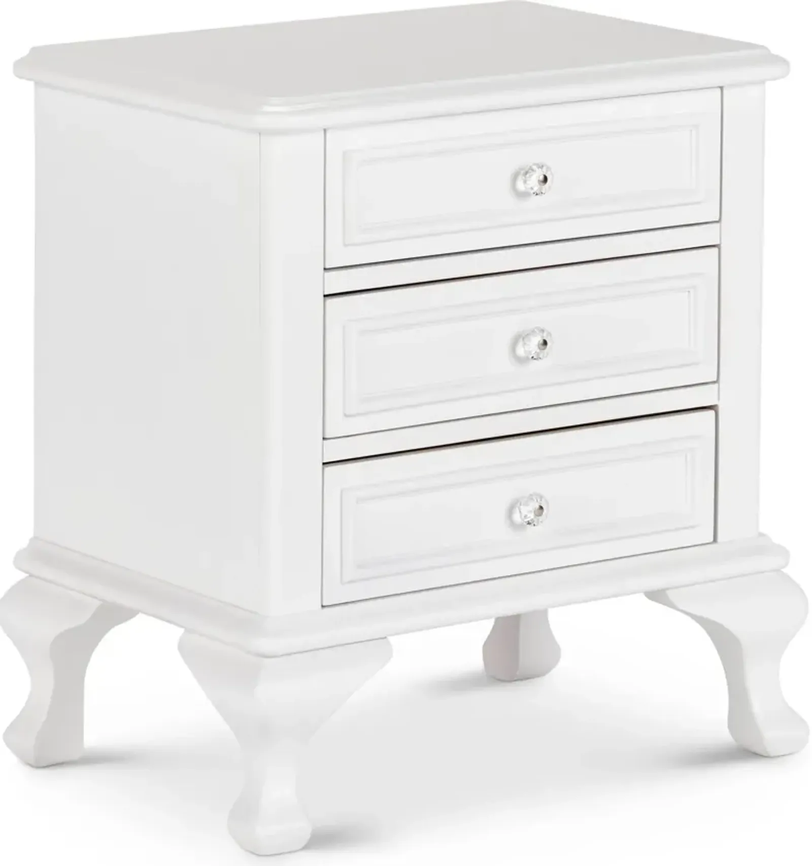 Quill 2 Drawer Nightstand - White