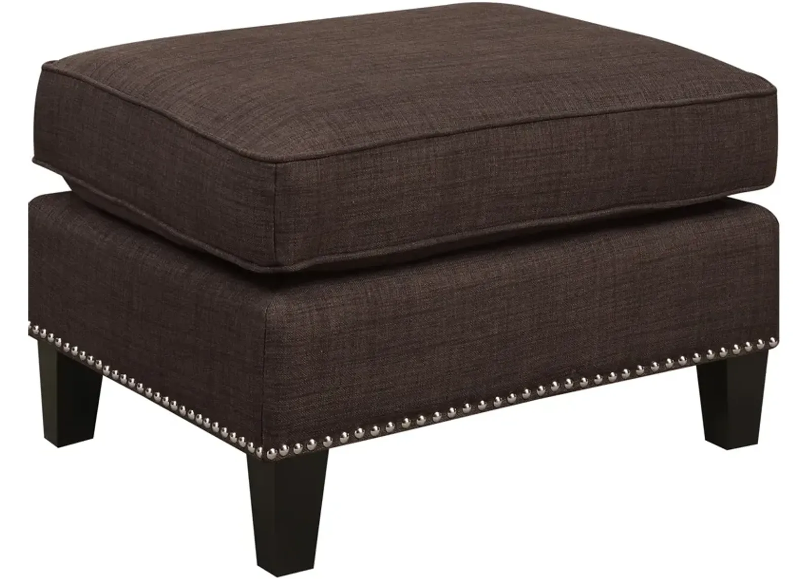 Adonis Ottoman - Chocolate