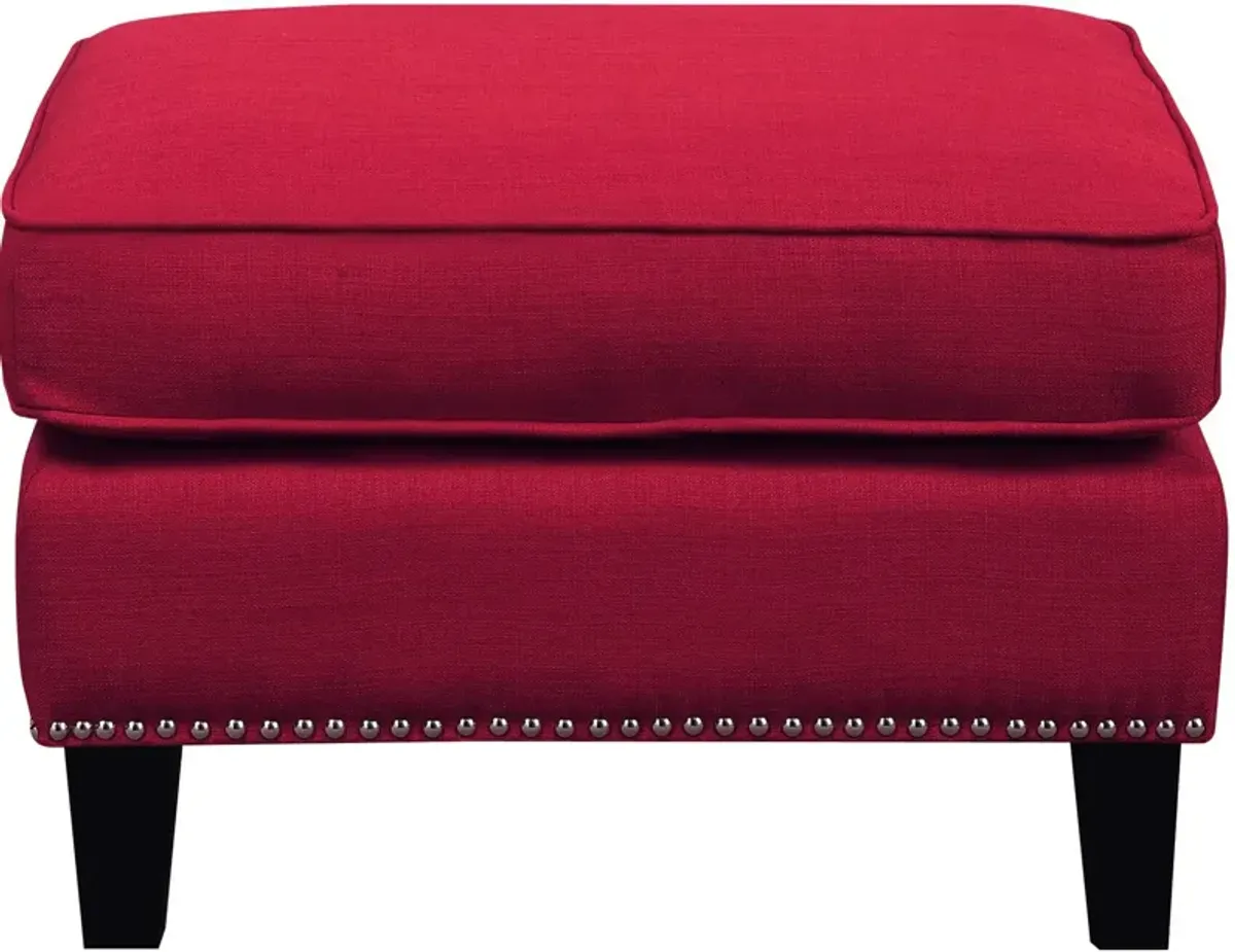 Adonis Ottoman - Red