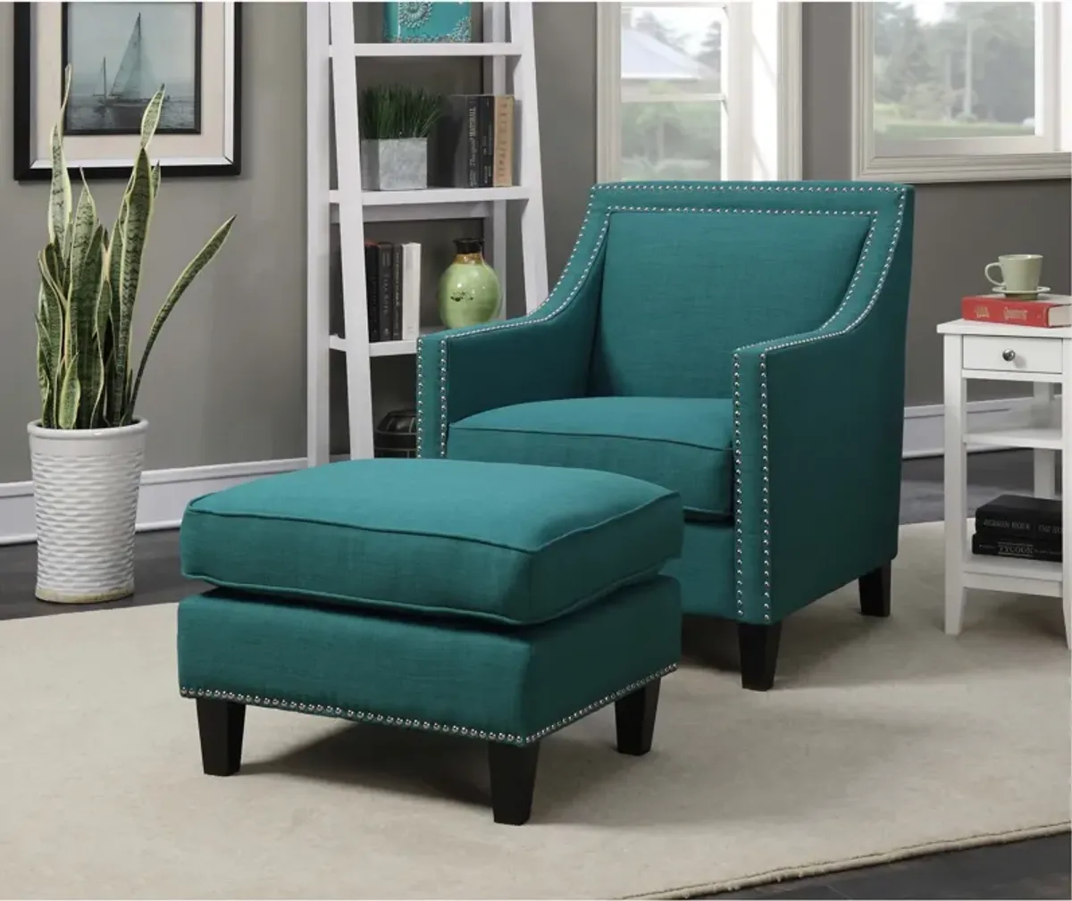 Adonis Ottoman - Aqua