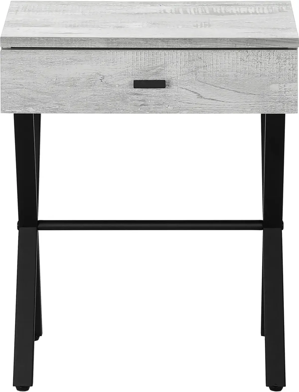 Gillespie Nightstand - Gray/Black