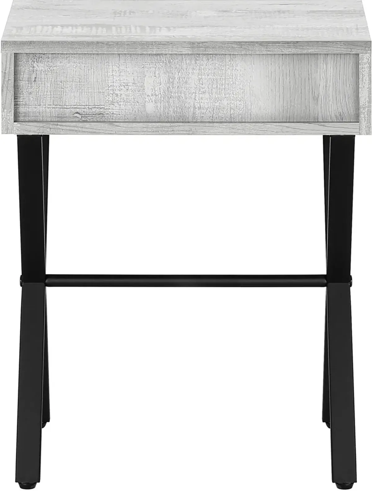 Gillespie Nightstand - Gray/Black