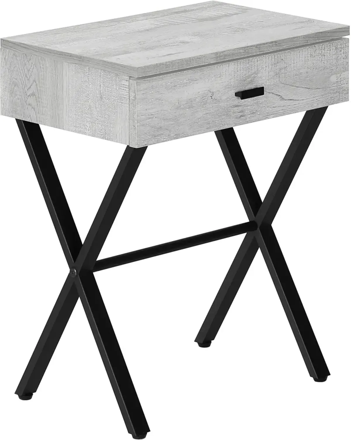 Gillespie Nightstand - Gray/Black