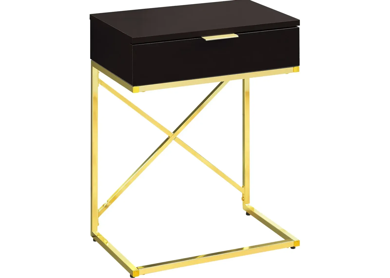 Lafe Nightstand - Brown/Gold