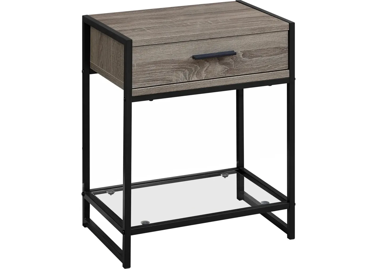 Velma Nightstand - Brown/Black