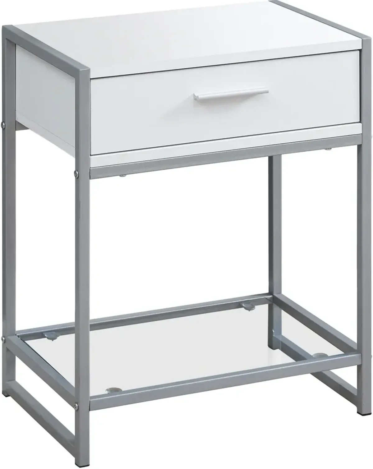 Velma Nightstand - White/Gray