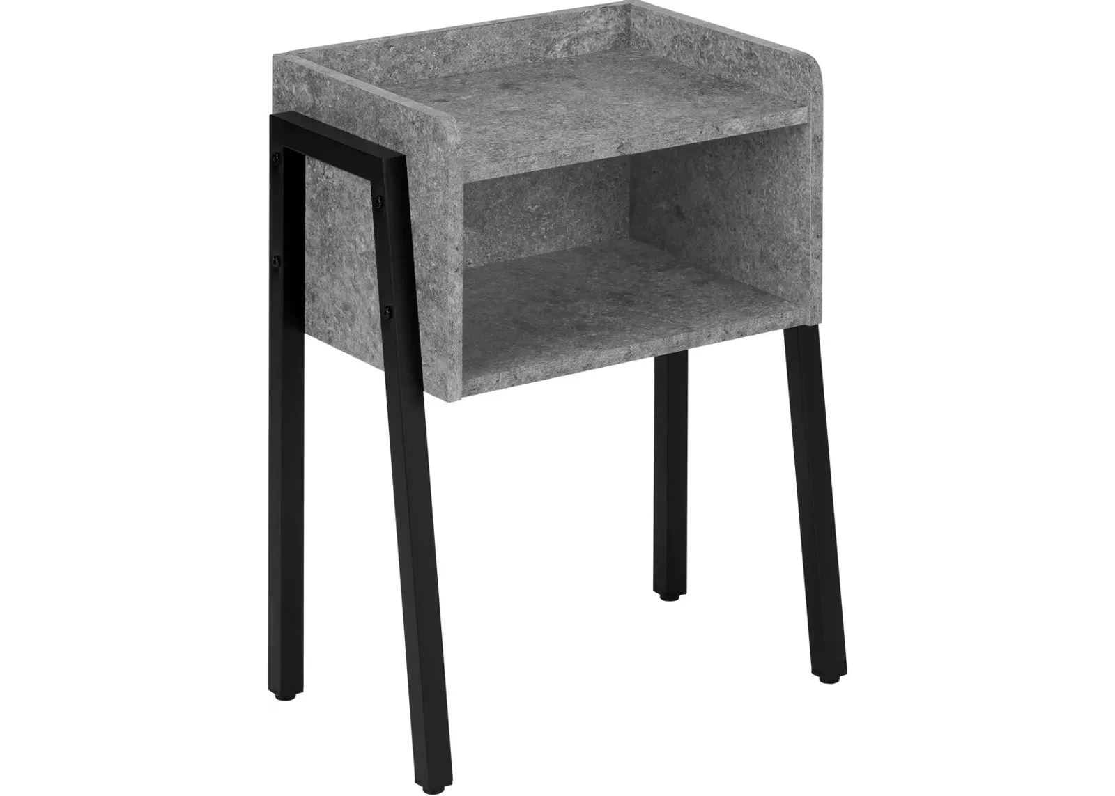 Warrick Nightstand - Gray/Black