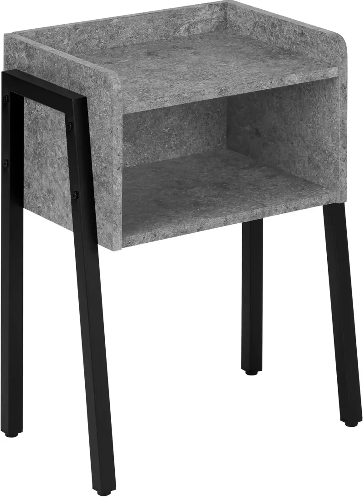 Warrick Nightstand - Gray/Black