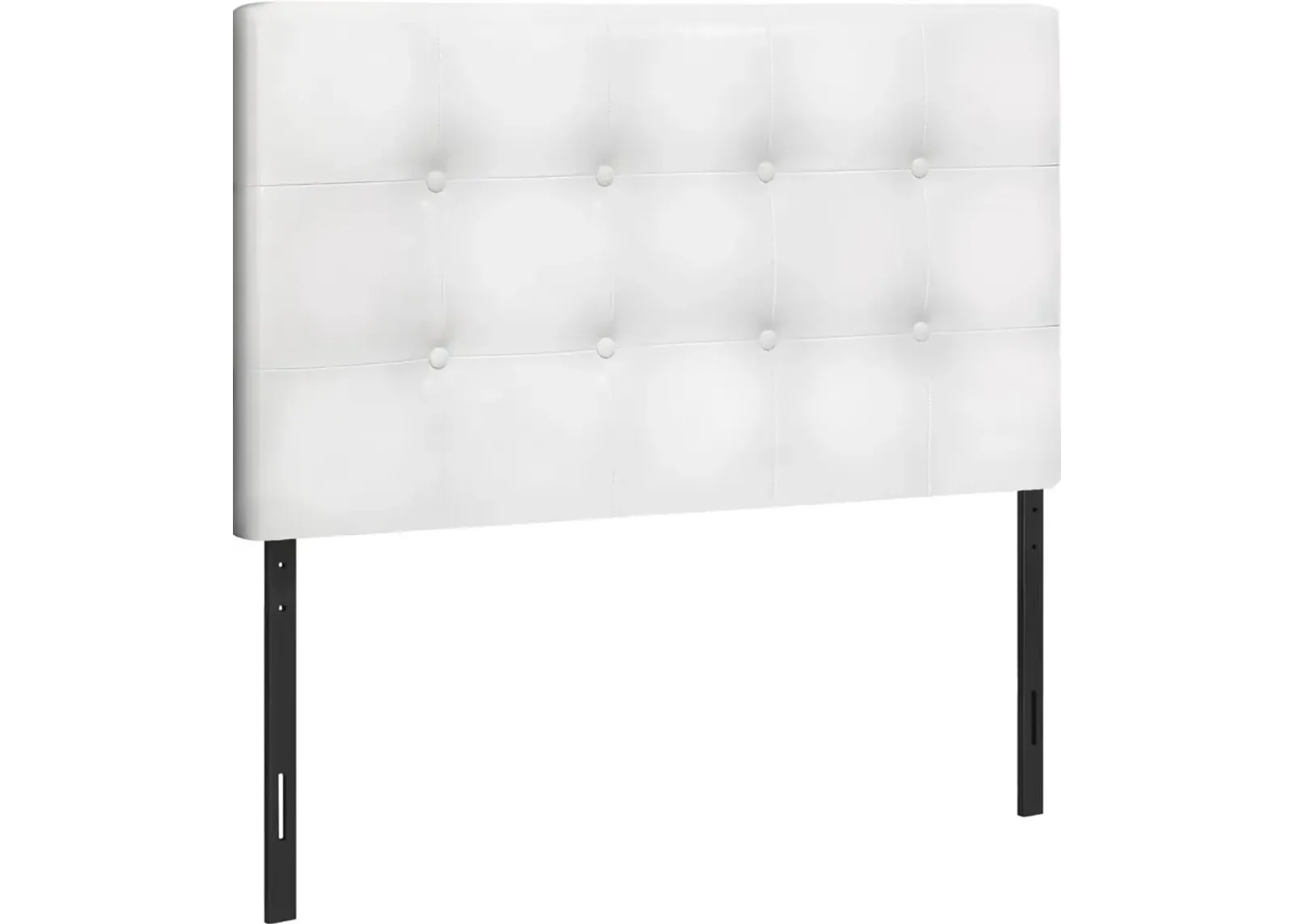 Kennedy Twin Upholstered Headboard - White Vegan Leather