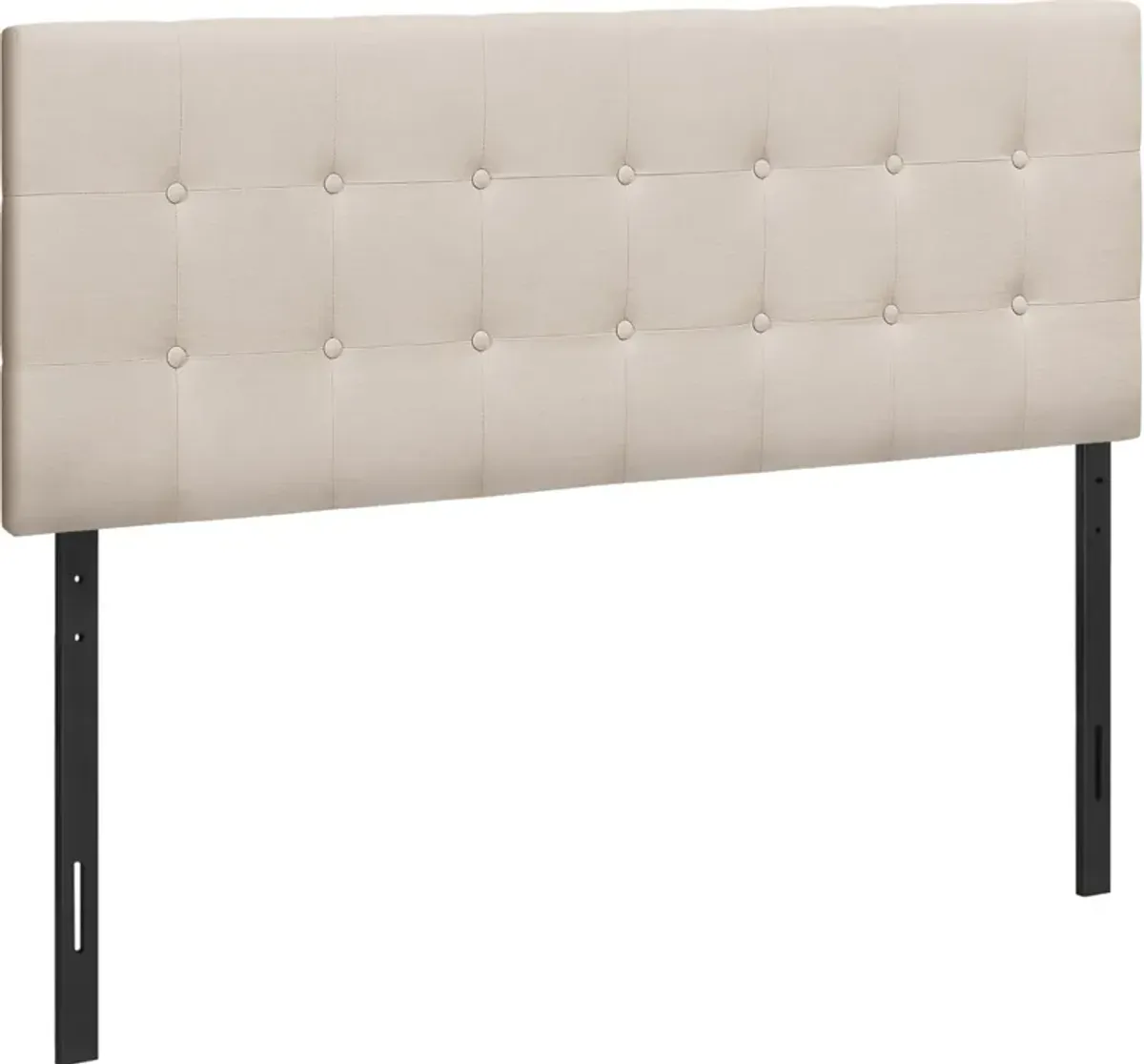 Kennedy Queen Upholstered Headboard - Beige