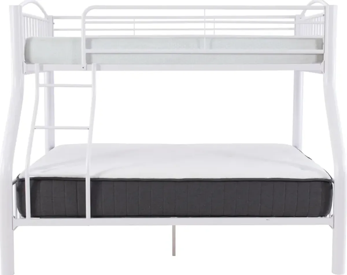 Baylor Twin Over Full Bunk Bed - White