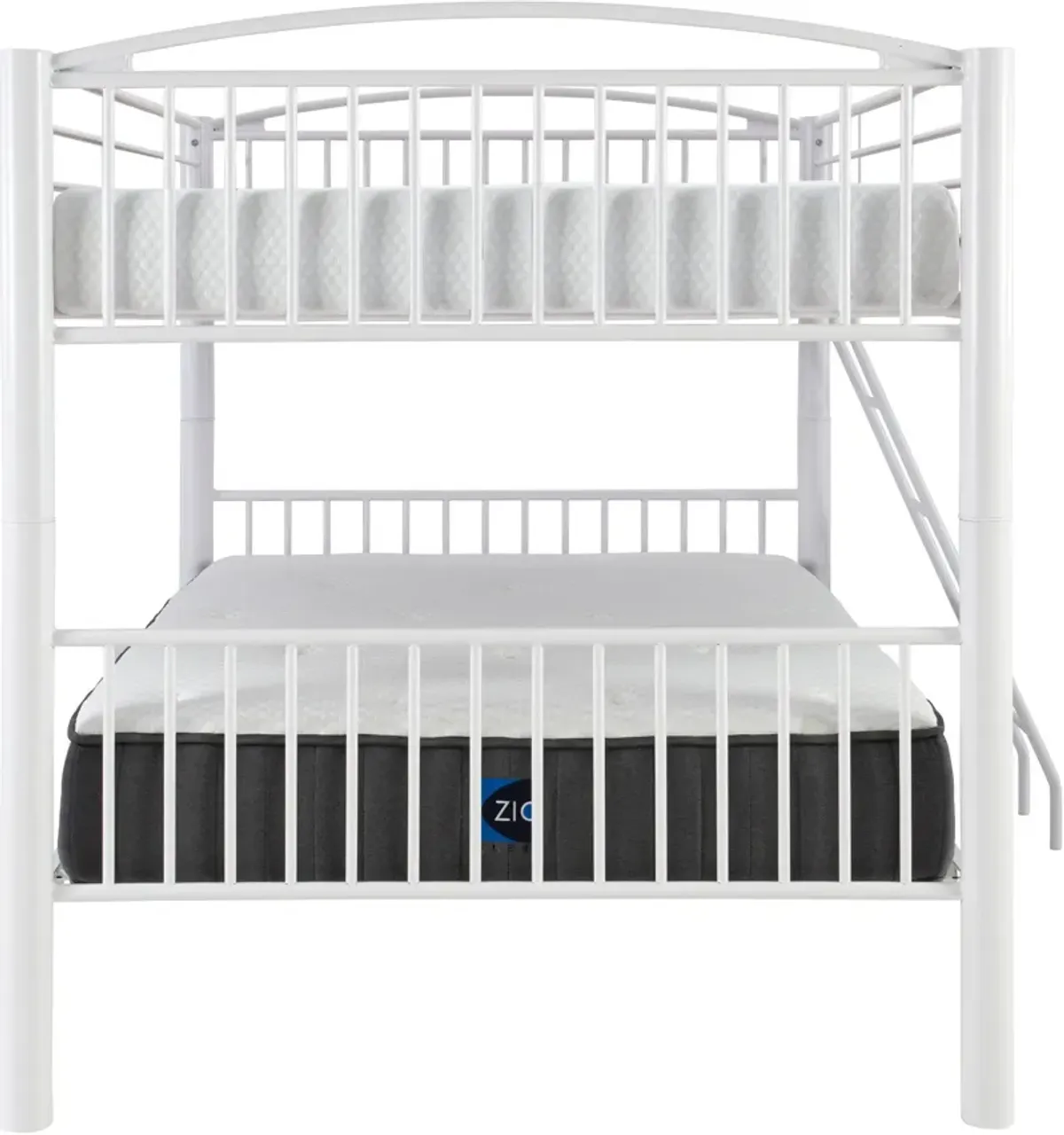 Rufio Full Over Full Bunk Bed - White