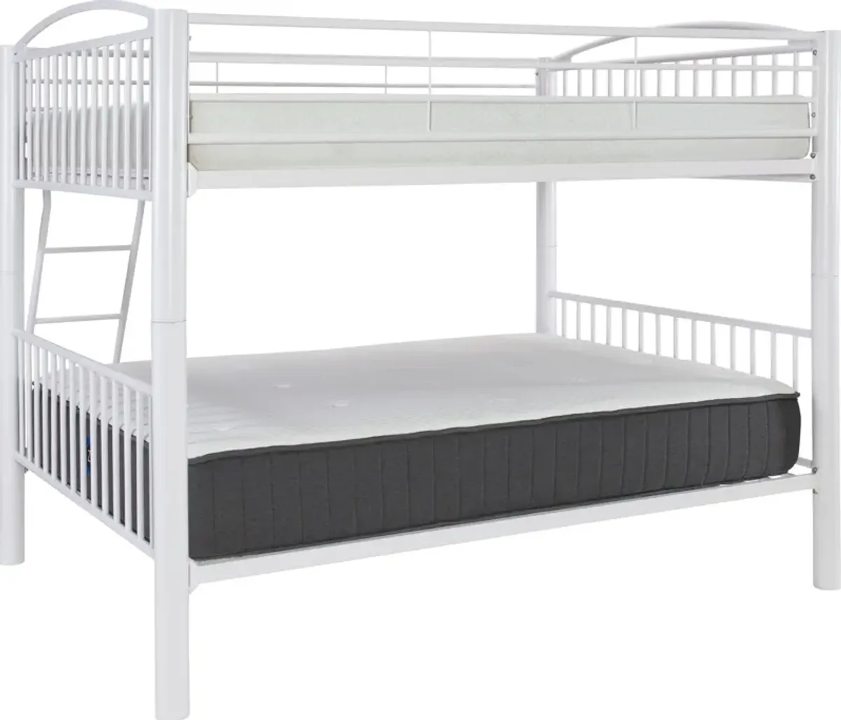 Rufio Full Over Full Bunk Bed - White