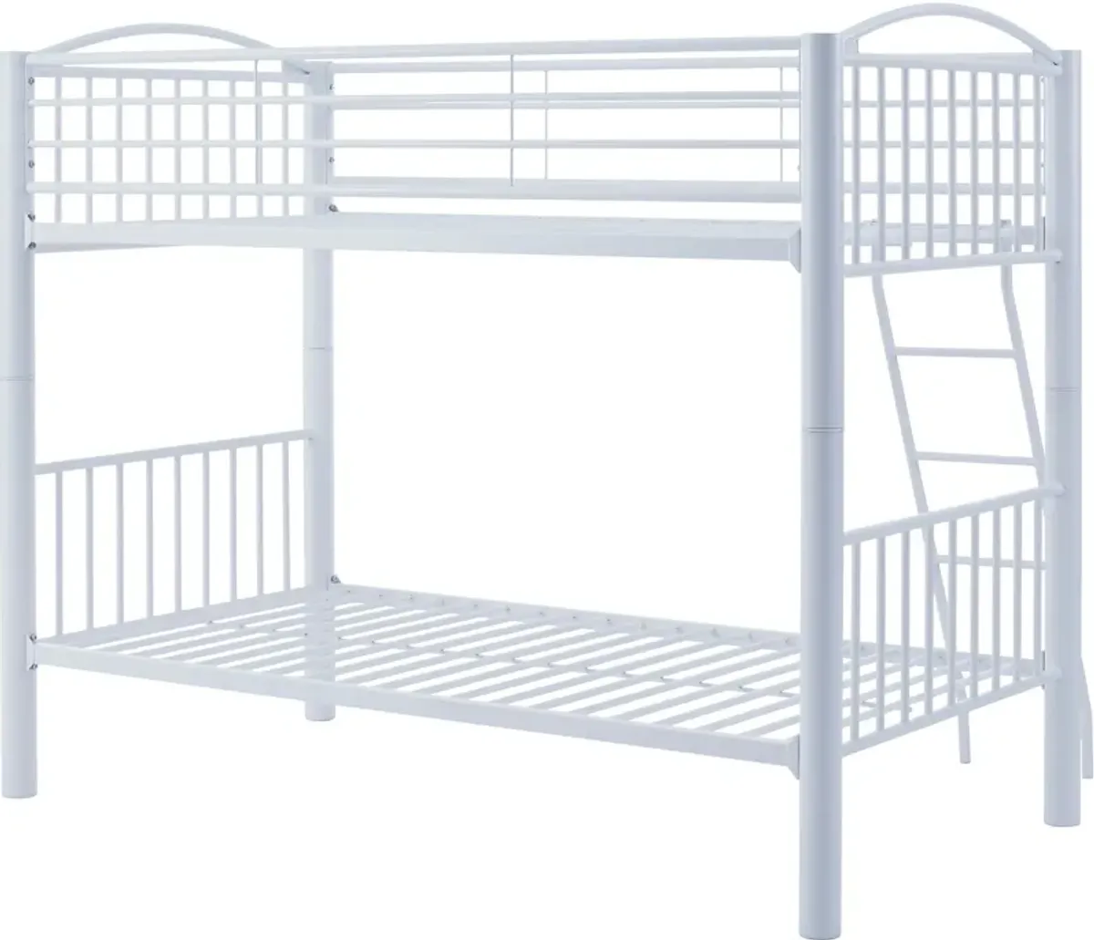 Rufio Twin Over Twin Bunk Bed - White