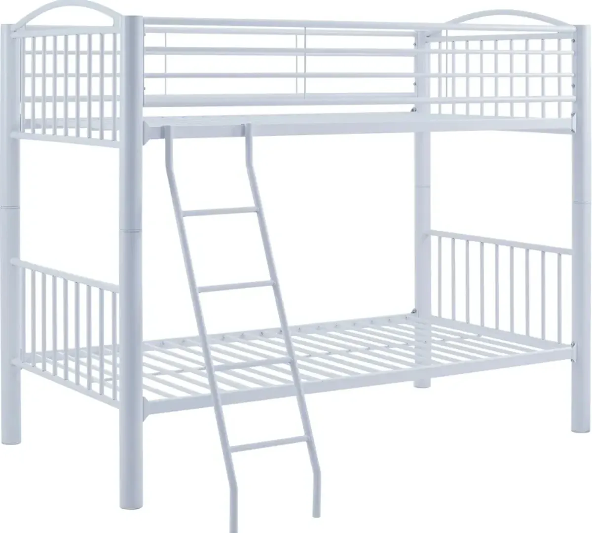 Rufio Twin Over Twin Bunk Bed - White