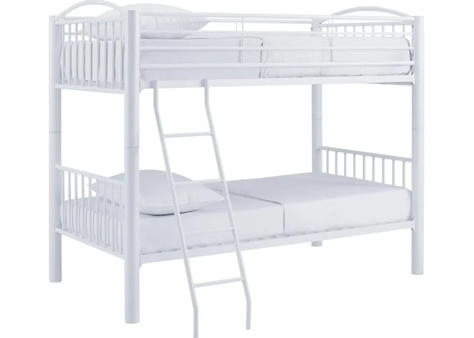 Rufio Twin Over Twin Bunk Bed - White