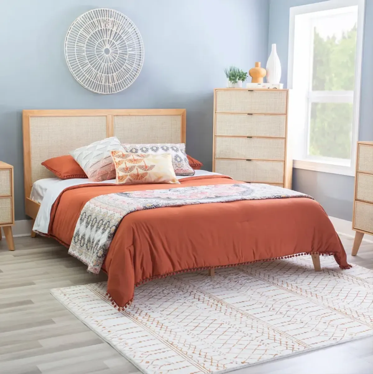 Poet Platform Queen Bed - Natural