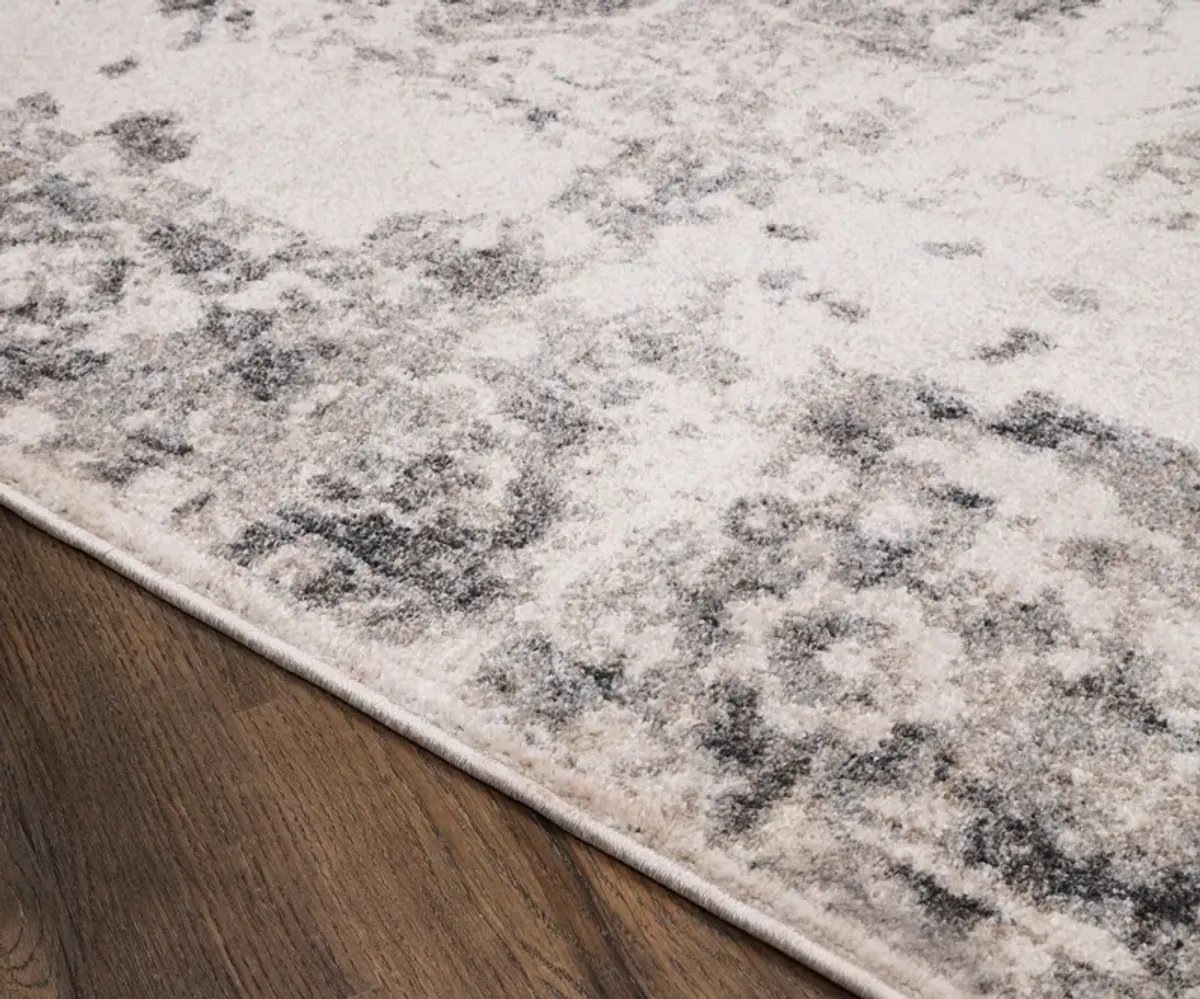 Lovage 5' x 7' Area Rug - White/Gray