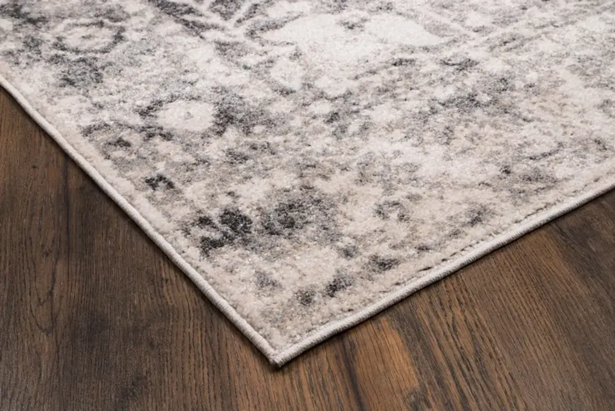 Lovage 5' x 7' Area Rug - White/Gray