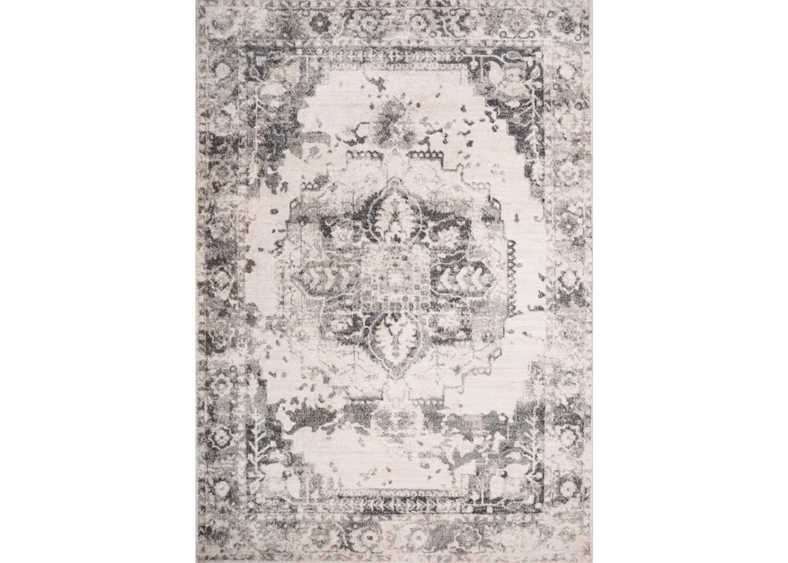 Lovage 5' x 7' Area Rug - White/Gray