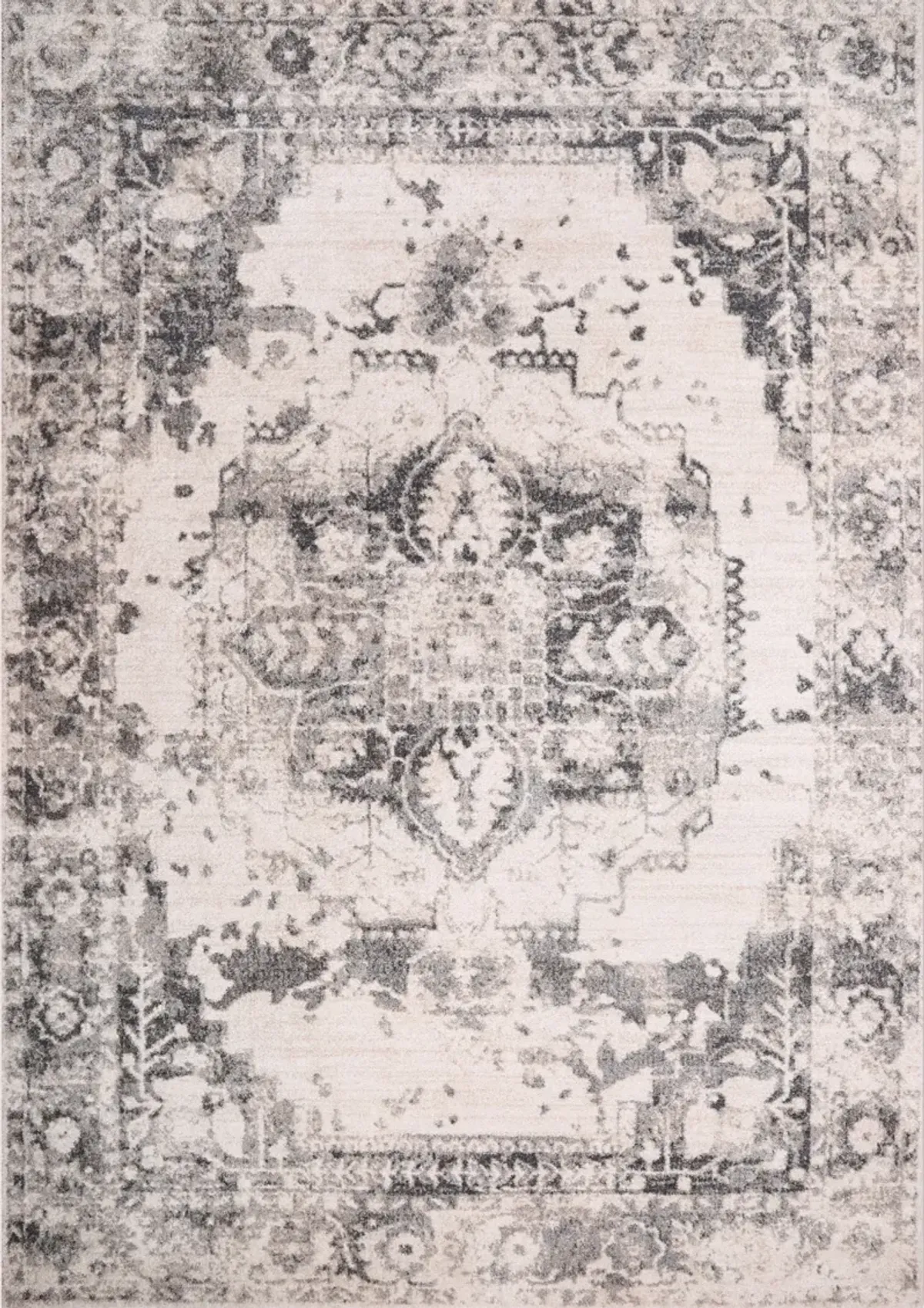 Lovage 5' x 7' Area Rug - White/Gray