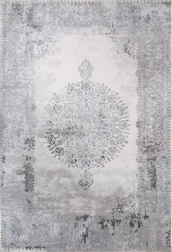 Woodruff 8' x 11' Area Rug - Beige/Light Blue