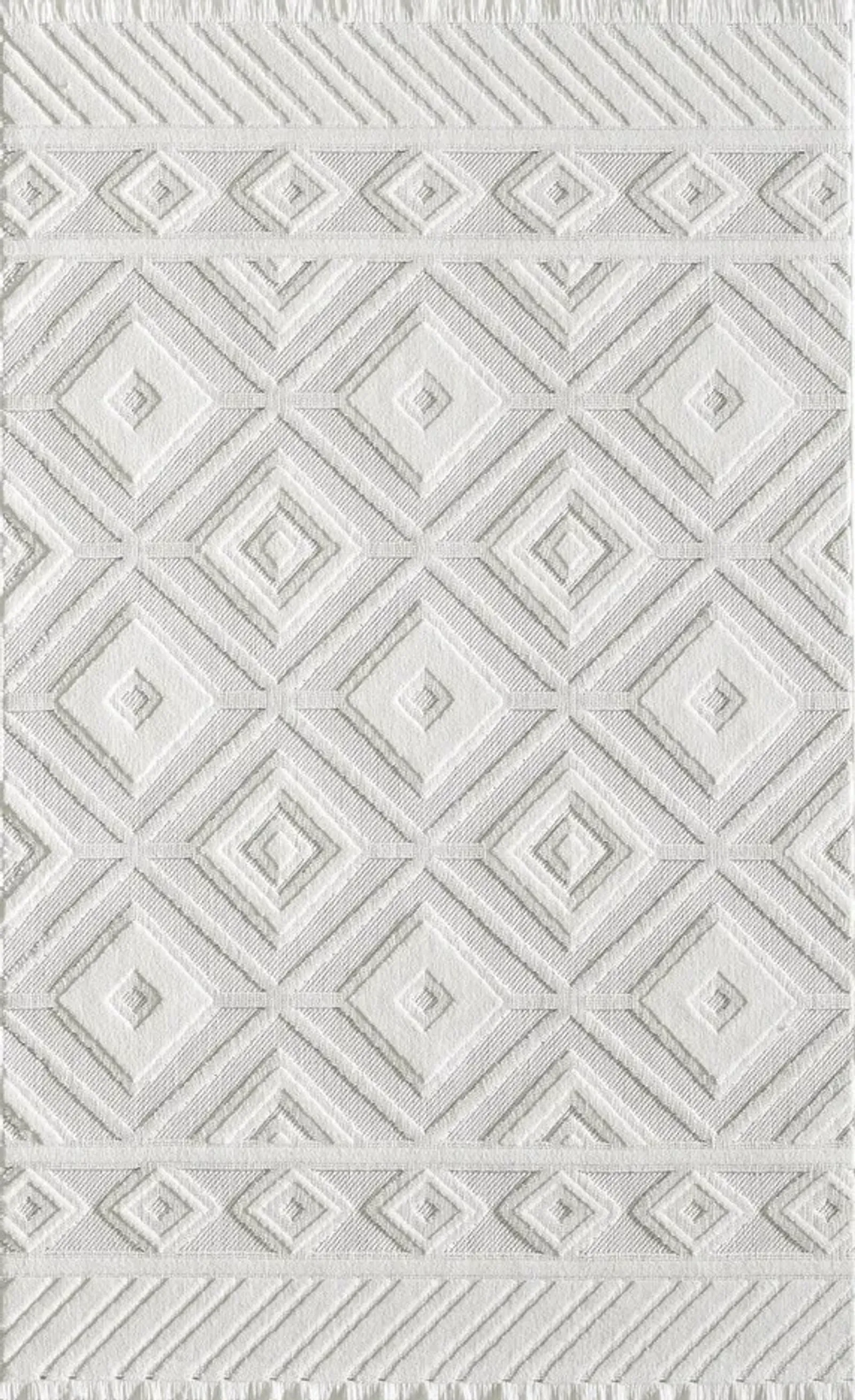 Cremini 8' x 10' Area Rug - White