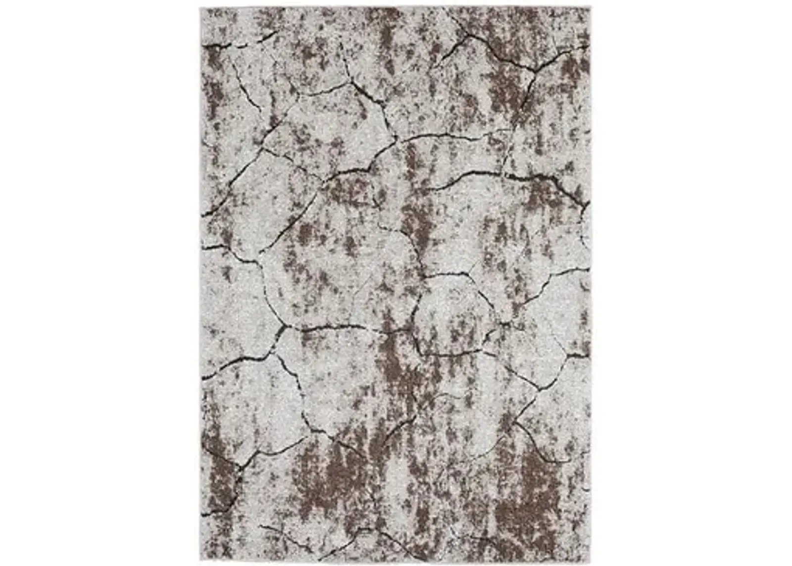 Saterlee 5' x 7' Area Rug - Cream/Brown