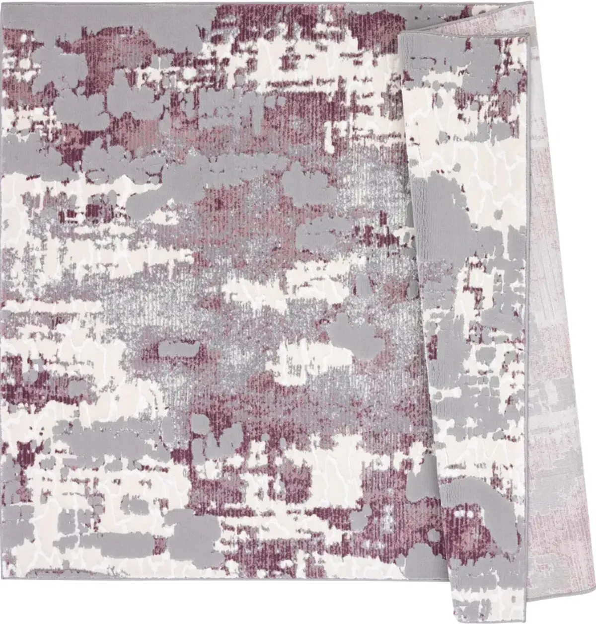 Ezra 5' x 8' Area Rug - Gray/Pink