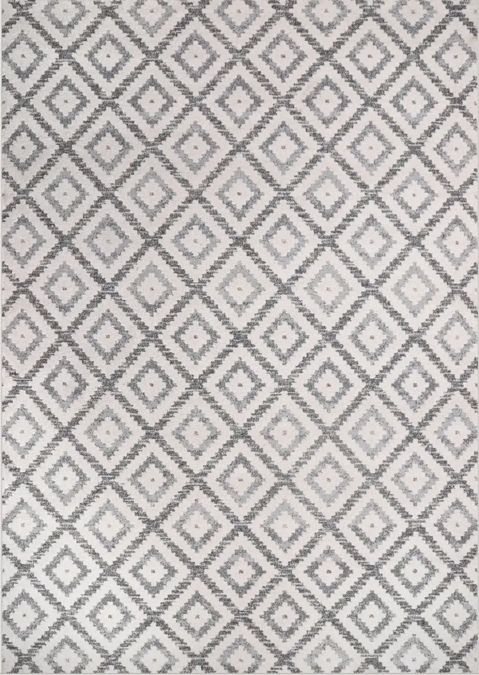 Bergamo 5' x 7' Area Rug - Cream/Gray