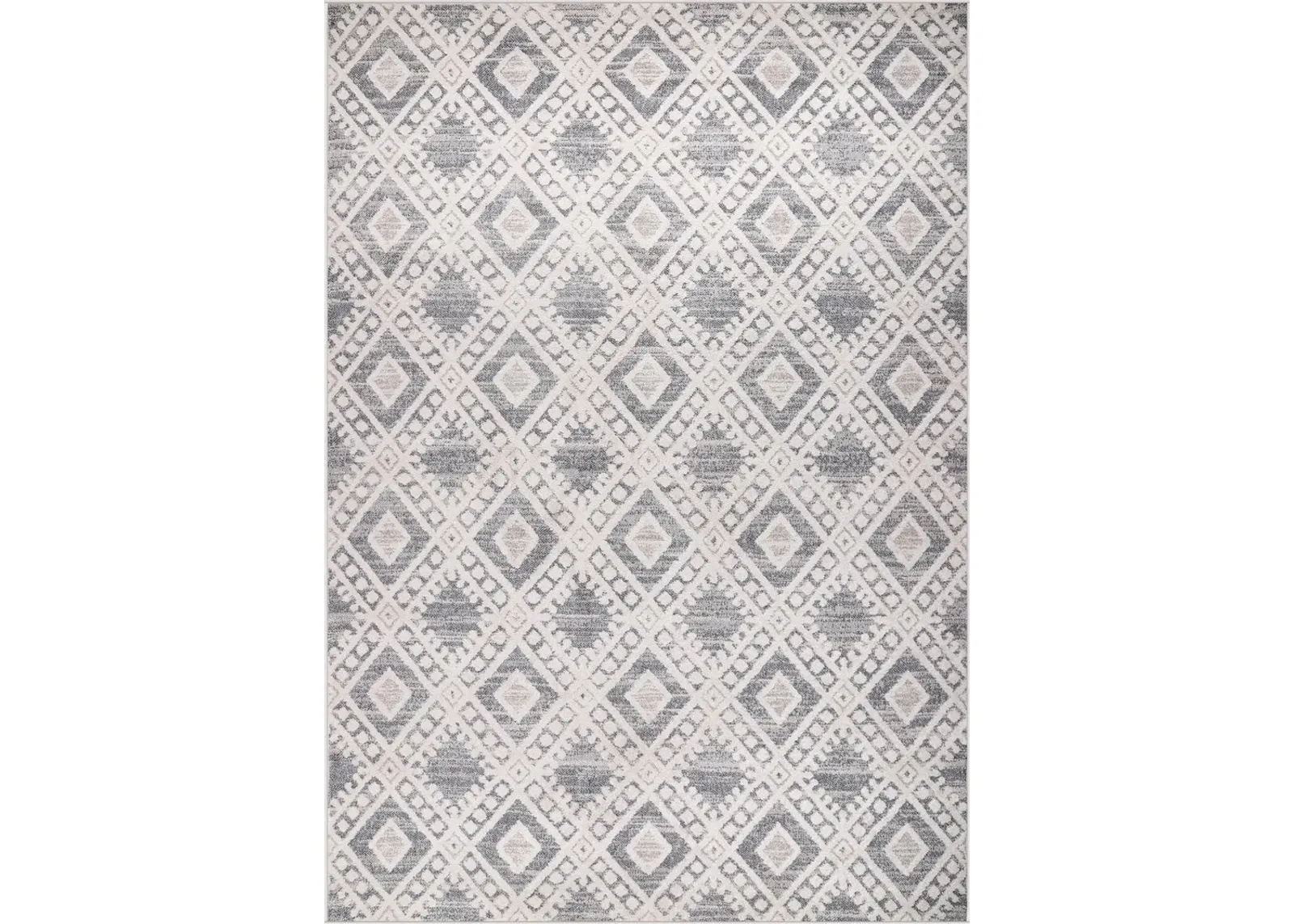 Hakim 8' x 10' Area Rug - Cream/Gray