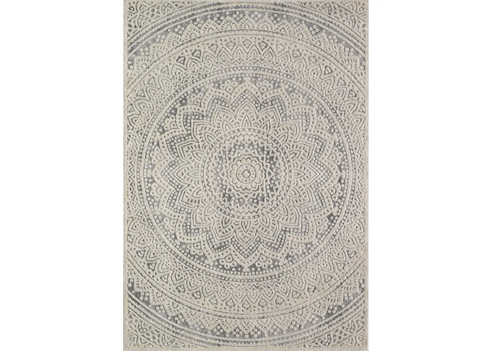 Esona 5' x 7' Area Rug - Cream/Gray