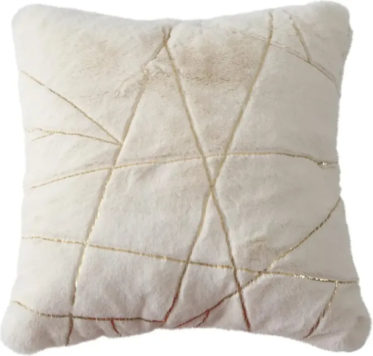 Cole 2-Pack 20" x 20" Accent Pillows - White/Gold