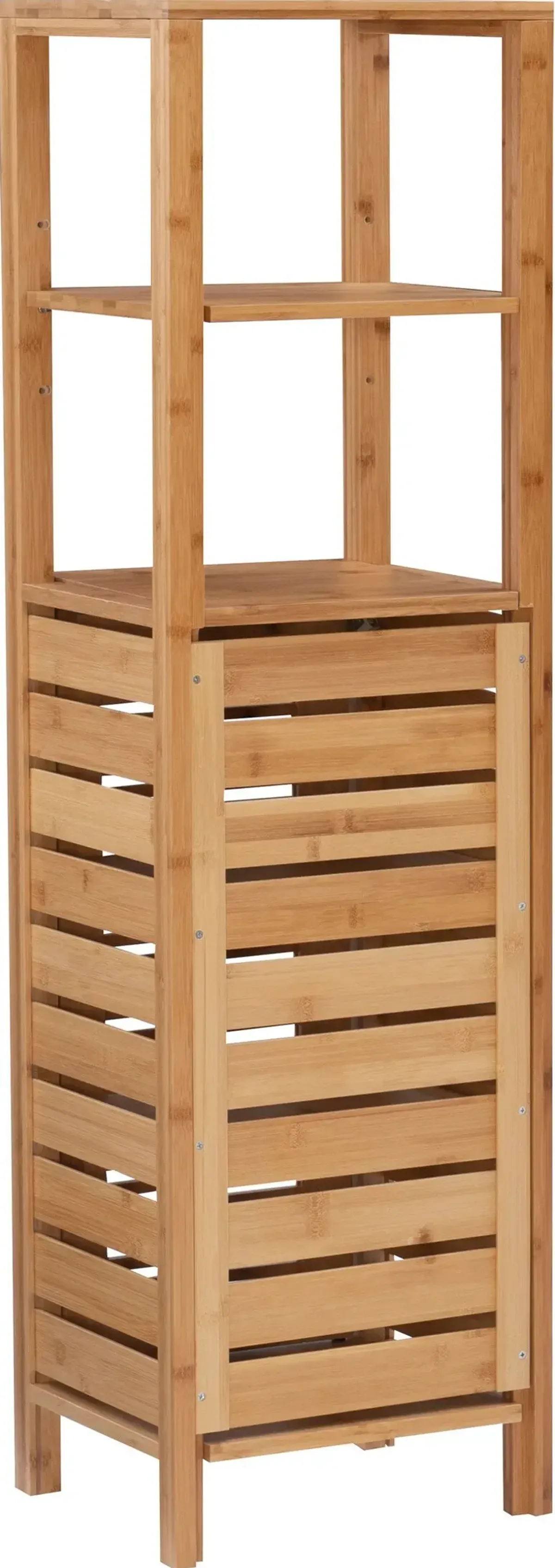 Ambel One Door Cabinet With Shelves - Natural