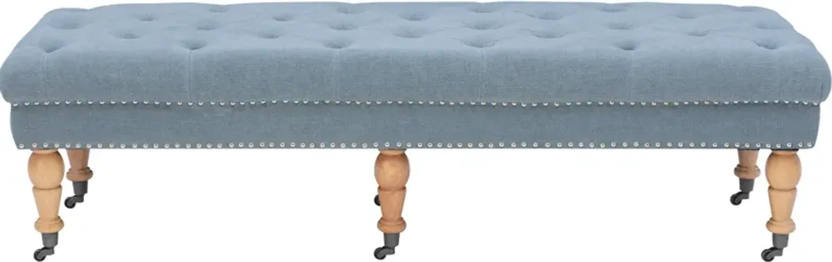 Cynthia 62" Bench - Blue