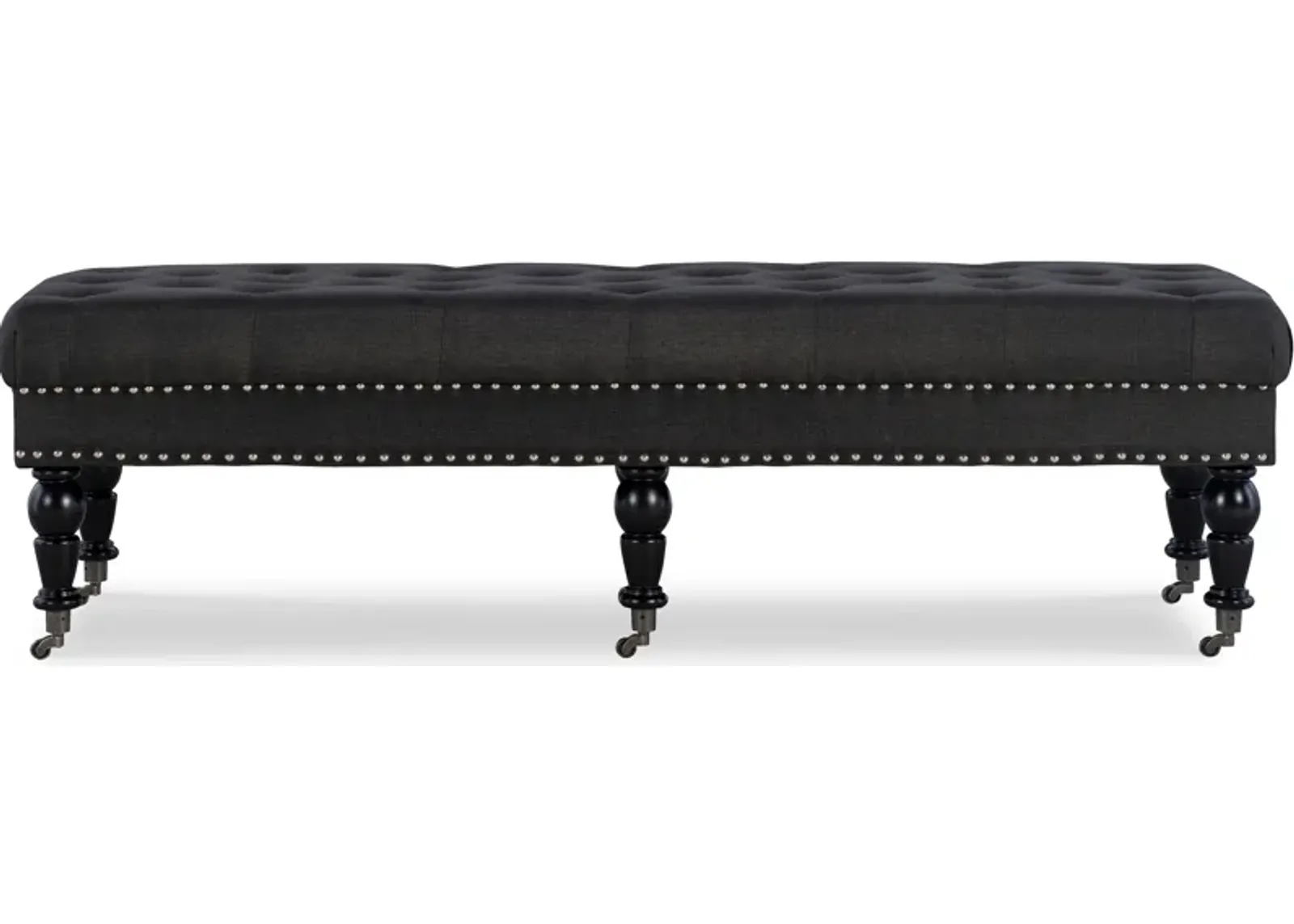 Cynthia 62" Bench - Charcoal