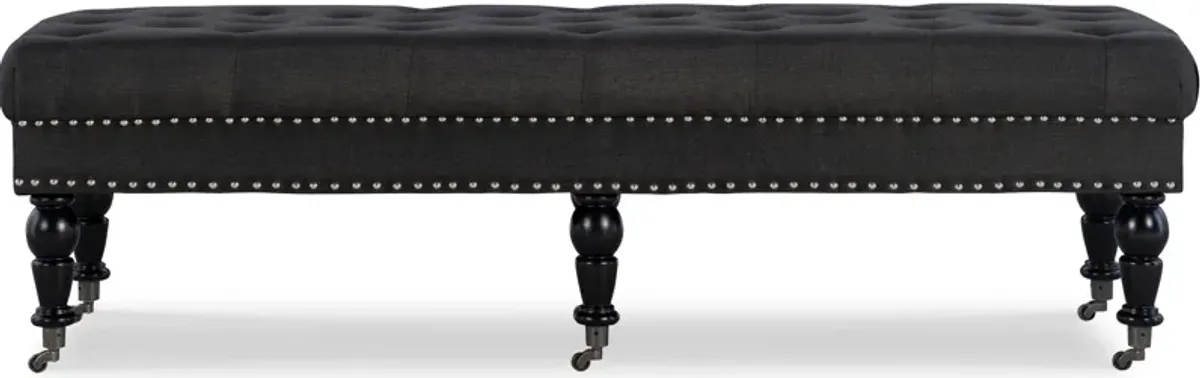 Cynthia 62" Bench - Charcoal