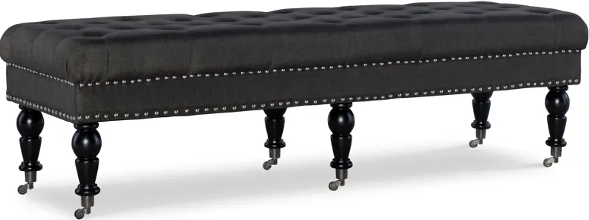 Cynthia 62" Bench - Charcoal