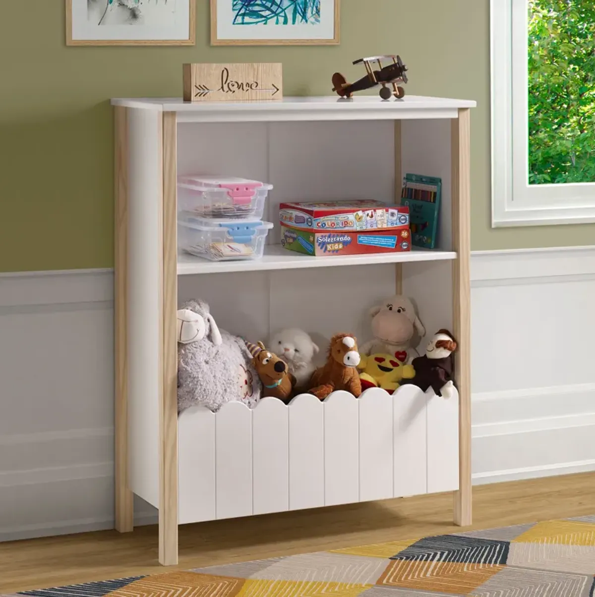 Amaya Bookcase - White