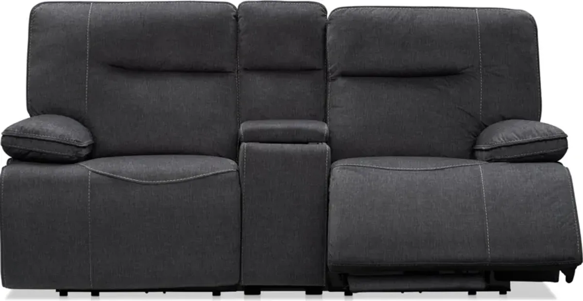 Warner Dual-Power Reclining Loveseat